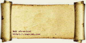 Natalija Aćimović vizit kartica